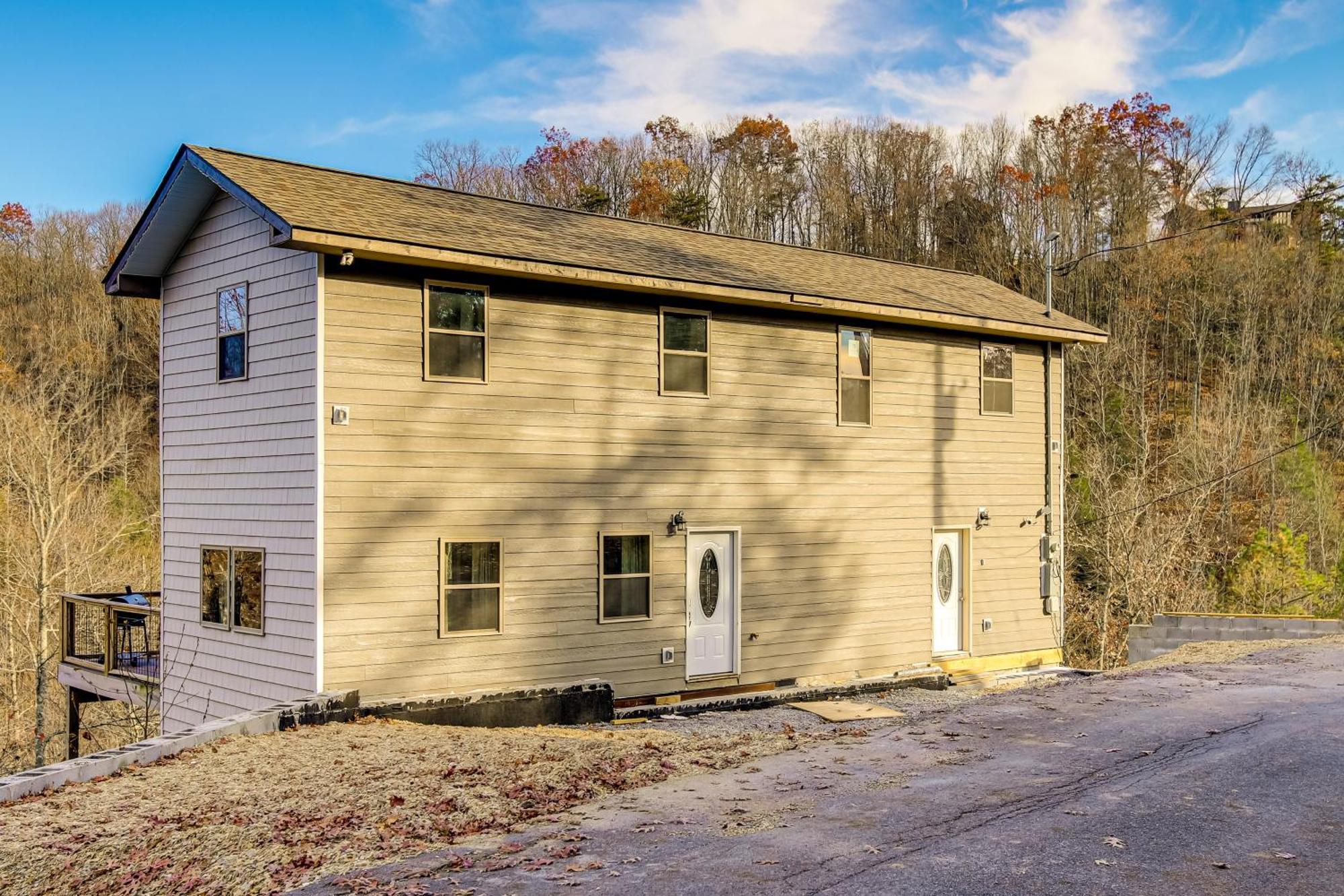 Gatlinburg Cabin With Game Room, Hot Tub And Mtn Views Exterior foto